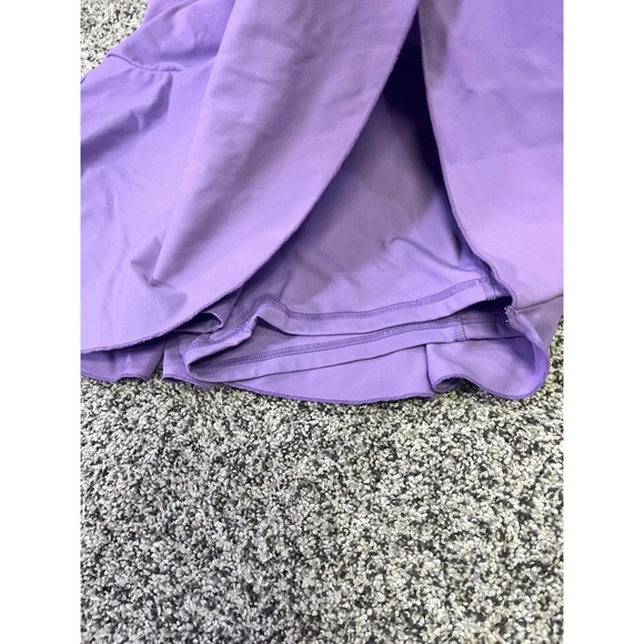 Tennis Athletic Skort Purple Skirt High Waist Activewear S Pockets Swing Girly - Picture 3 of 9
